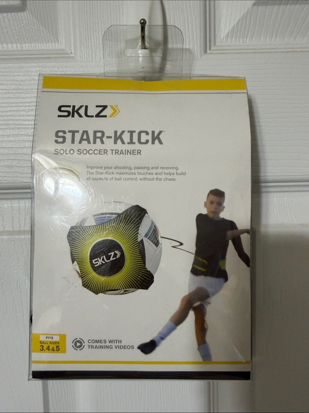 SKLZ Star-Kick Solo Soccer Trainer - Black & Yellow